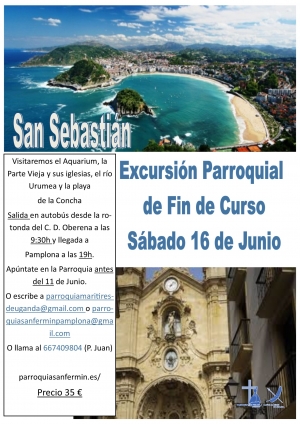 Excursi&oacute;n Parroquial a San Sebasti&aacute;n